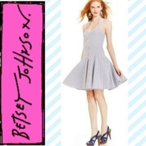 Betsy Johnson Ferris Wheel pinup seersucker dress